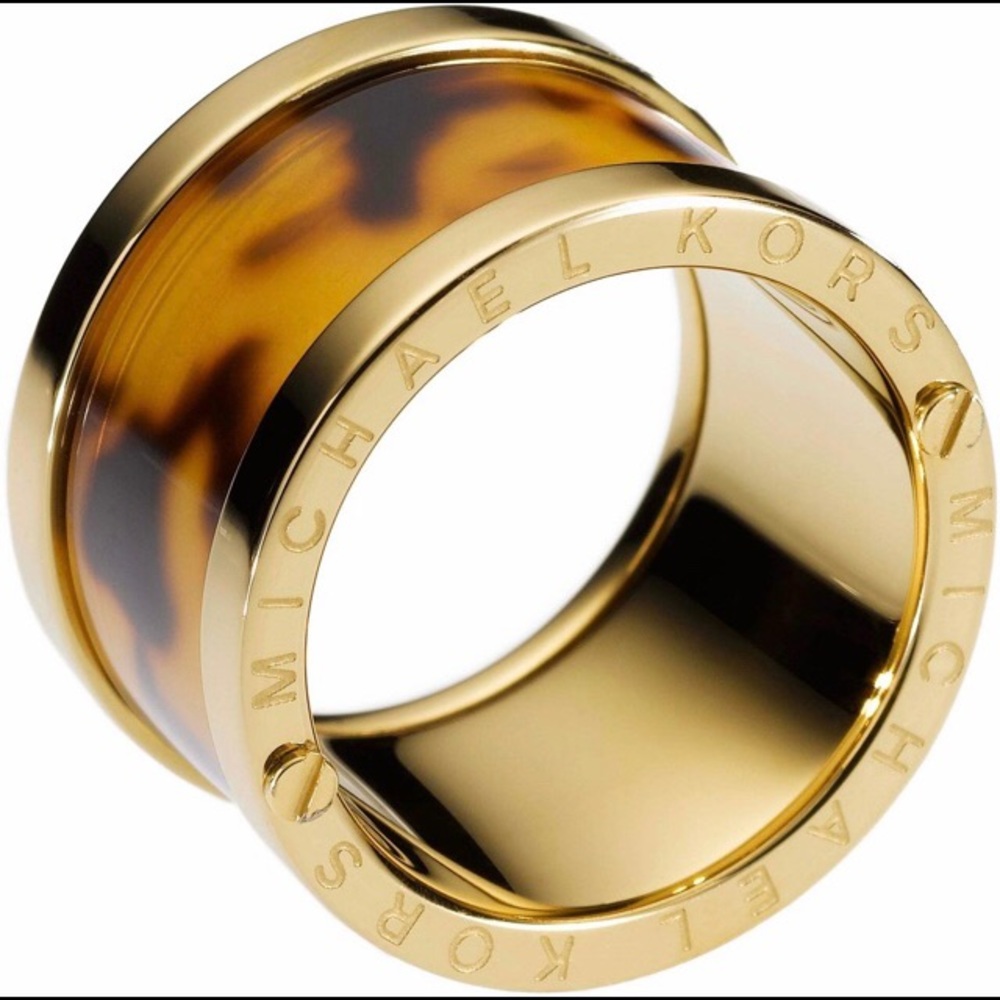 MK 14K Gold-Plated Sterling Silver Ring.